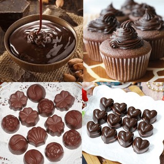 Socola chocolate Sô cô la Compound dạng nút áo đen 100gr