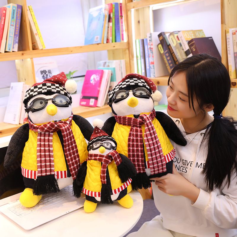 27cm/47cm Joeys Friend HUGSY Plush Penguin Animal Stuffed Toys Kids Birthday Gifts