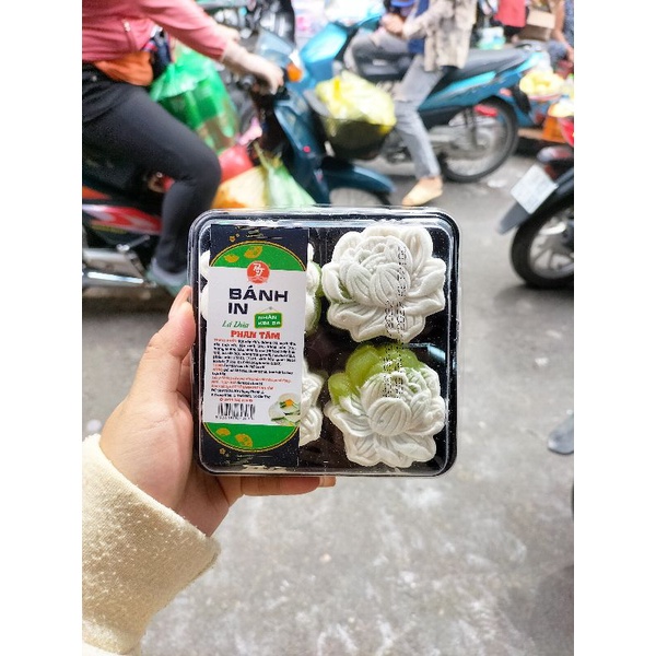 BÁNH IN KIM SA HÌNH HOA SEN 4 Vị