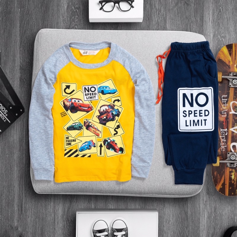 🚗 Bộ dài tay H&M hàng xuất bé trai 14-30kg