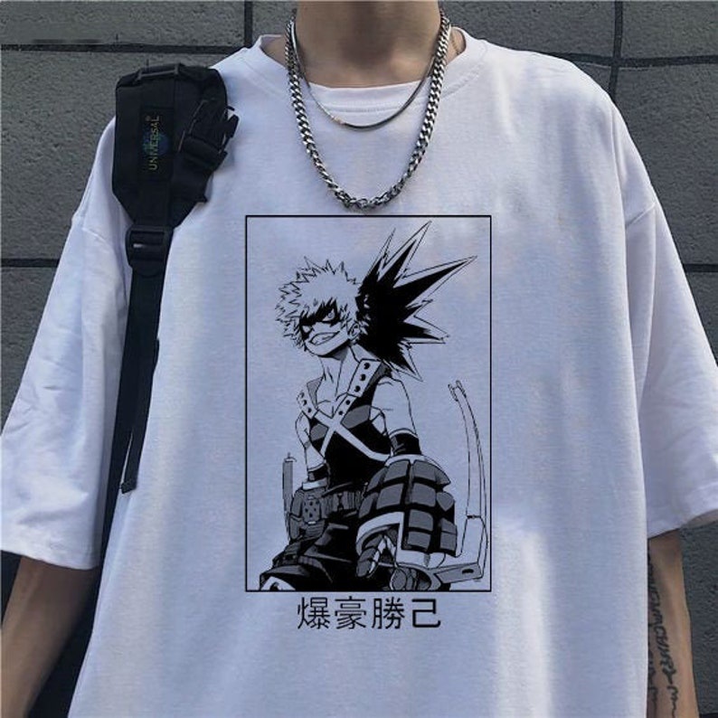 HOT🔥 Áo Phông My Hero Academia Katsuki Bakugo mẫu mới phong cách Streetwear