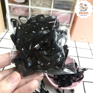 10 dây chun nịt buộc tóc đơn giản mix nhiều màu cho bé gái hely kids