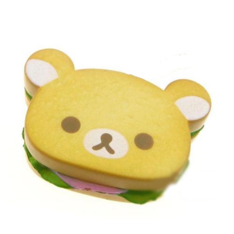Đồ Chơi Xốp Squishy Giảm Stress Hình Bánh Hamburger Dễ Thương Cho Bé Charms