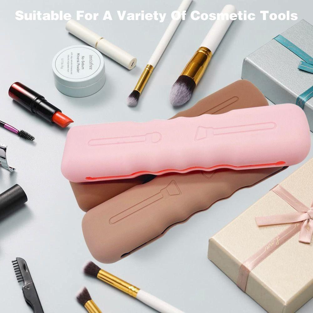 JARRED Túi Đựng Bút / Cọ Trang Điểm Tiện Dụng Khi Đi Du Lịch Dành Cho Nữ