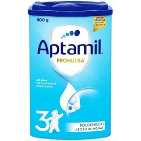 Sữa bột Aptamil xanh cao Kindermilch 800gr đủ số 1+, 2+ (ĐỨC) mẫu mới 2023