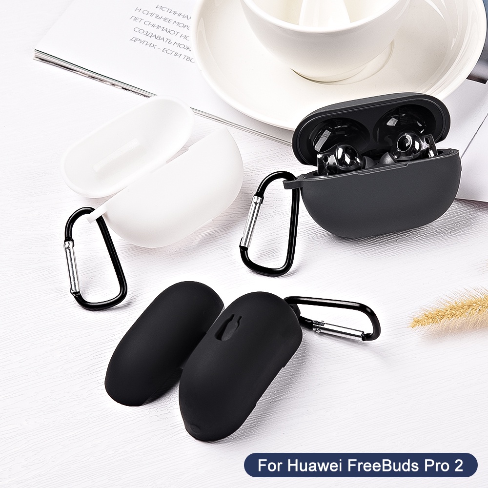 2022 Soft Case Cover for Huawei Freebuds Pro 2 washable Case with keychain Silicone Protective Case