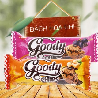 Bánh quy socola chip hạt điều / socola và nho Goody Chips gói 80g