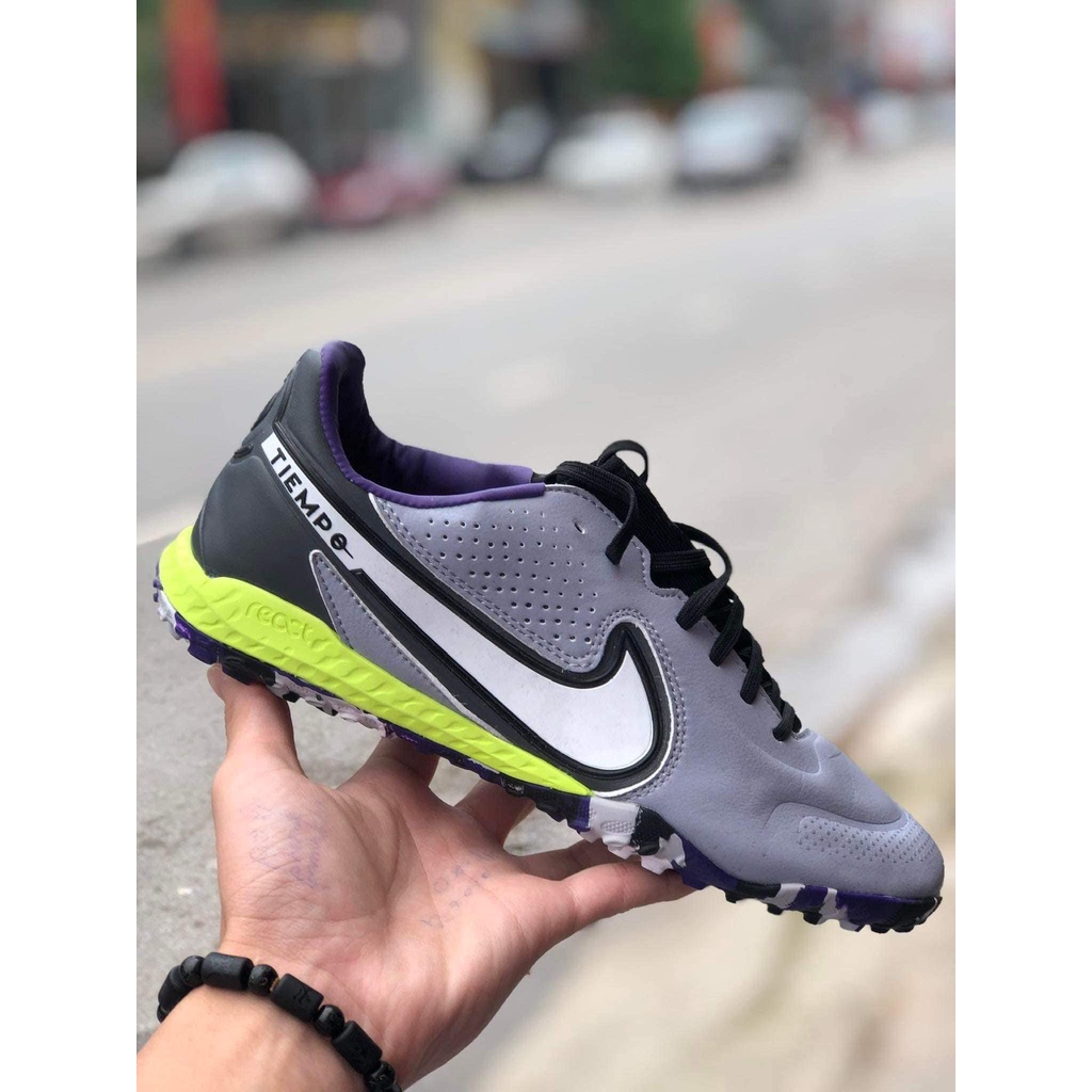 Giày Đá Bóng Tiempo Legend 9 Pro TF Màu Xám F3Sport