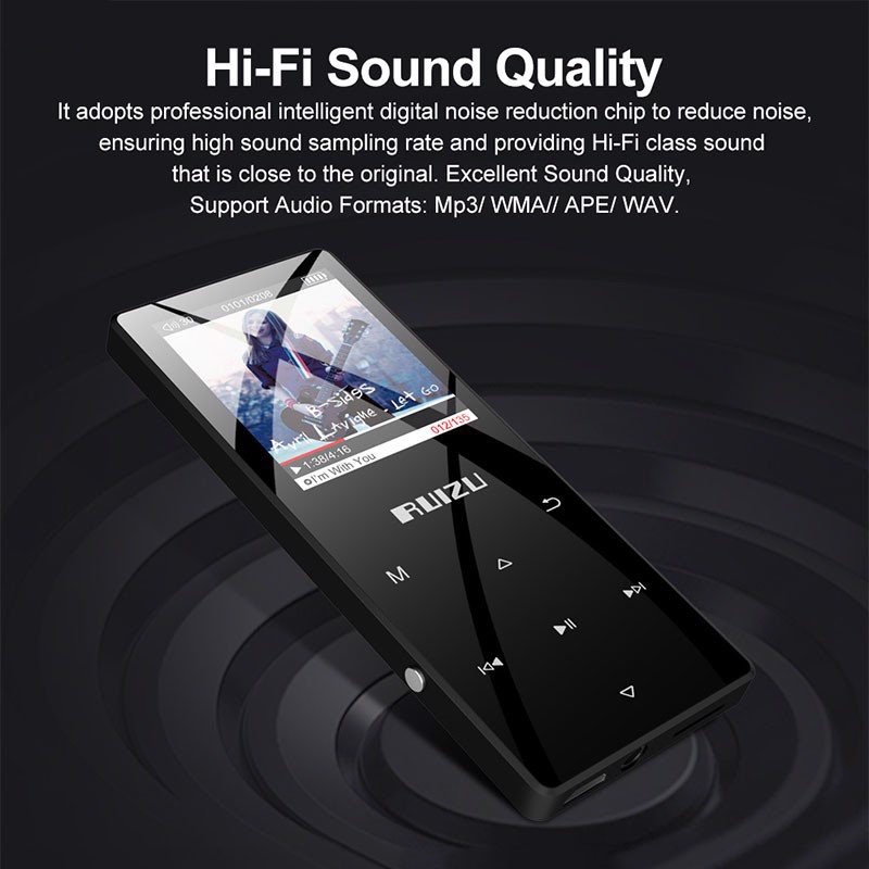 Ruizu D51 / Ruizu D29 / Ruizu D02 - Máy Nghe Nhạc Mp3 Lossless Hifi, Bluetooth, Loa Ngoài