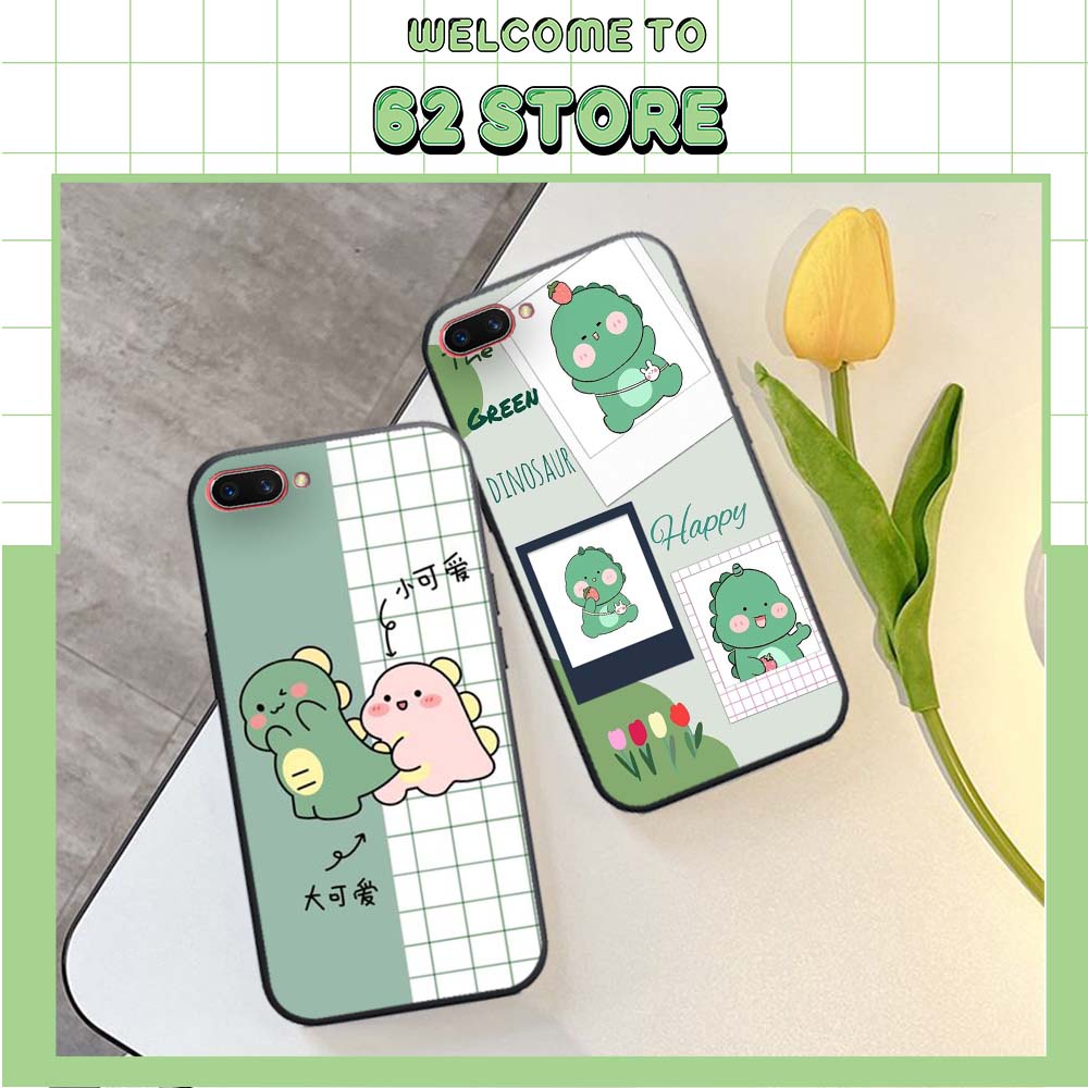 Ốp lưng iphone cạnh vuông TPU khủng long 5 / 5S / 5SE / 6 / 6S / 6 PLUS / 6S PLUS / 7 / 8 / SE 2 / 7 PLUS / 8 PLUS