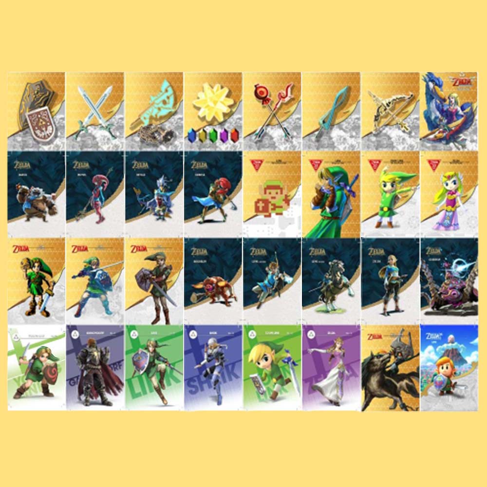 25/32 Pcs The Legend of Zelda Botw Amiibo NFC Tag Cards For Nintendo Switch/OLED/Lite