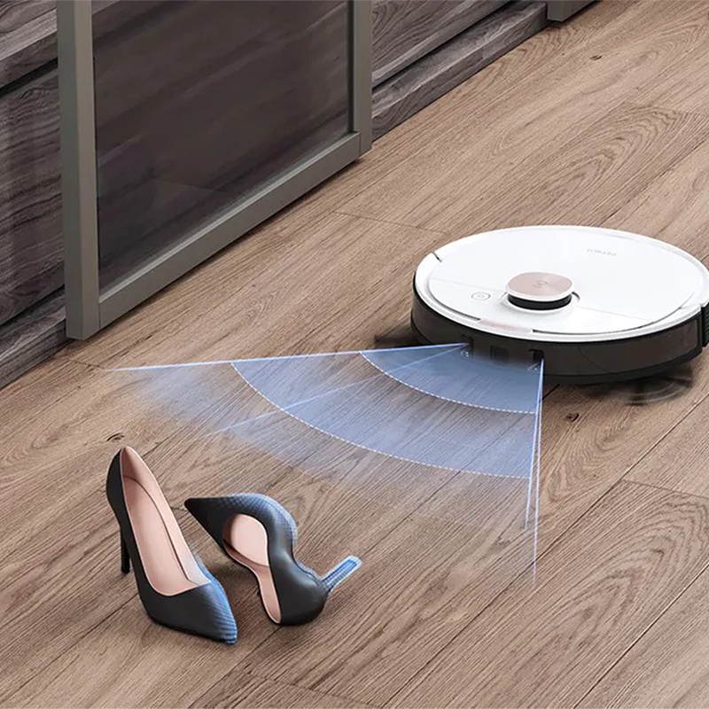 Robot hút bụi lau nhà Ecovacs Deebot T8 Max - Trắng Bản Nội địa - App Tiếng Anh, hàng chính hãng full VAT