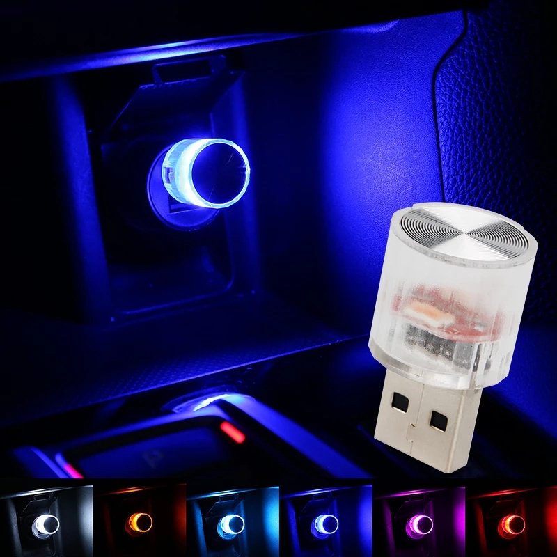 Đèn Led Mini Cắm Cổng USB Đa Màu Trang Trí Nội Thất Xe Hơi, Phòng Ngủ, Phòng Khách