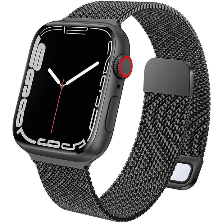 Dây Đeo Thay Thế Bằng Thép Không Gỉ Dạng Lưới Cho Đồng Hồ Thông Minh Apple Watch Ultra 49mm Series 8 7 41mm 45mm SE 6 5 4 3 2 1 44mm 42mm 40mm 38mm