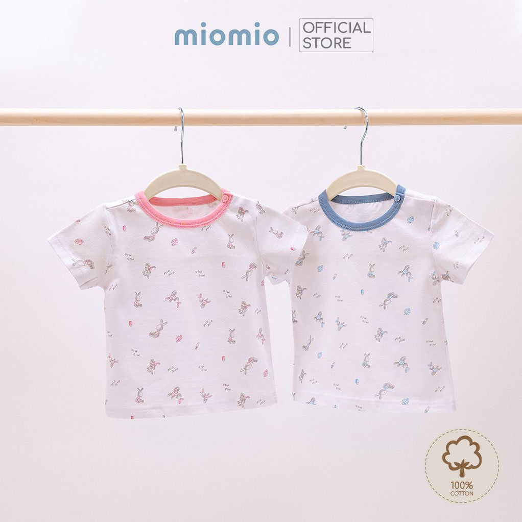 Áo Sơ Sinh Cộc Tay, Nút Vai MIOMIO - Cho Bé Trai, Bé Gái (Từ 3-24M), Vải Cotton