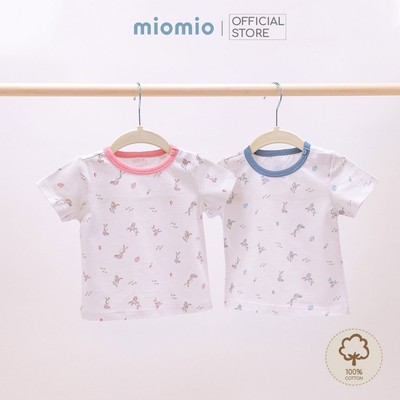 Áo Mùa Hè Sơ Sinh Cộc Tay, Nút Vai MIOMIO - Cho Bé Trai, Bé Gái (Từ 3-24M), Vải Cotton