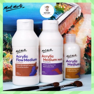 Phủ bóng Acrylic Medium Gloss chống nước, đất sét, tranh acrylic, đất nặn tự khô, tranh số hoá - Hoạ cụ Gia Huy
