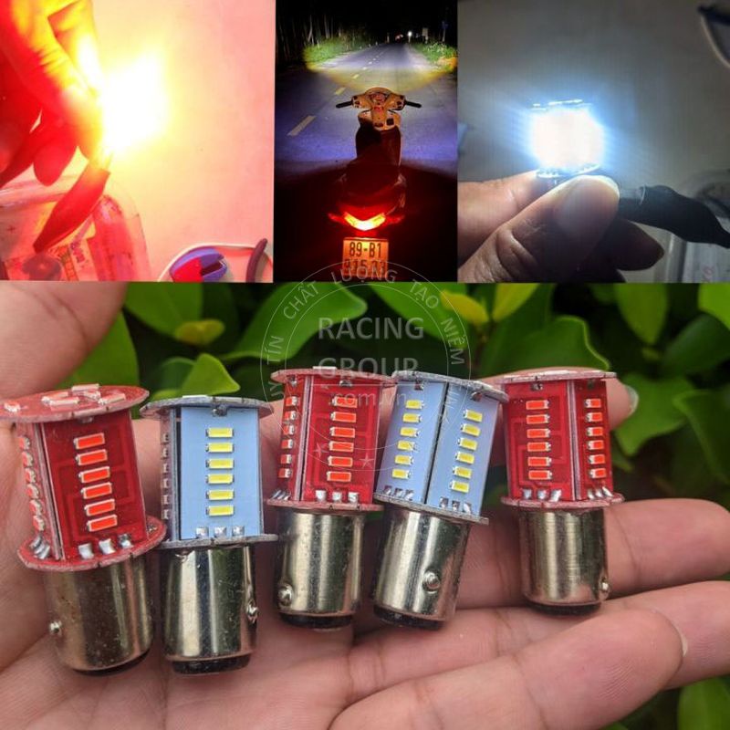 Đèn hậu led nháy audi hiệu ứng siêu ngầu cho nhiều dòngxe máy Sirius, Ex 150, Wave, Dream, Winner X, Winner V1,Vario....