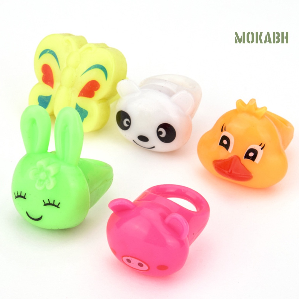 Nhẫn Hình Hoạt Hình Có Đèn LED Phát Sáng Dành Cho Trẻ Em