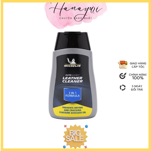 Dung Dịch Làm Sạch & Bảo Dưỡng Da Michelin Leather Cleaner 32187 (250Ml) - Hàng Chính Hãng