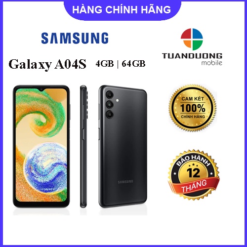Điện thoại Samsung Galaxy A04s (4GB/64GB) Hàng Chính Hãng