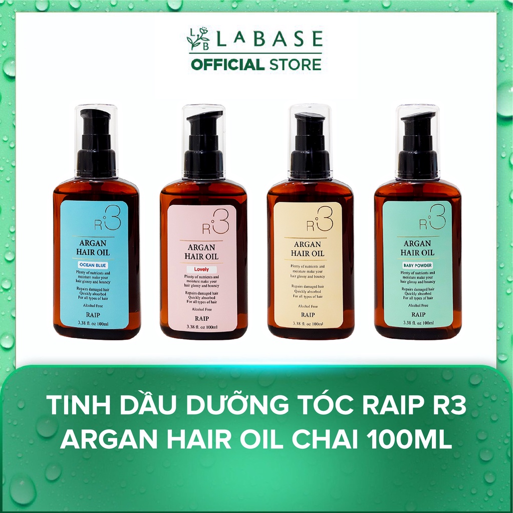Tinh Dầu Dưỡng Tóc Raip R3 Argan Hair Oil Chai 100Ml