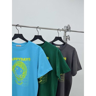 Áo thun tay lửng form oversize | Happy Days Tee | Secodee