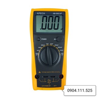 Đồng hồ đo tụ điện, đo điện dung apech am-568cap