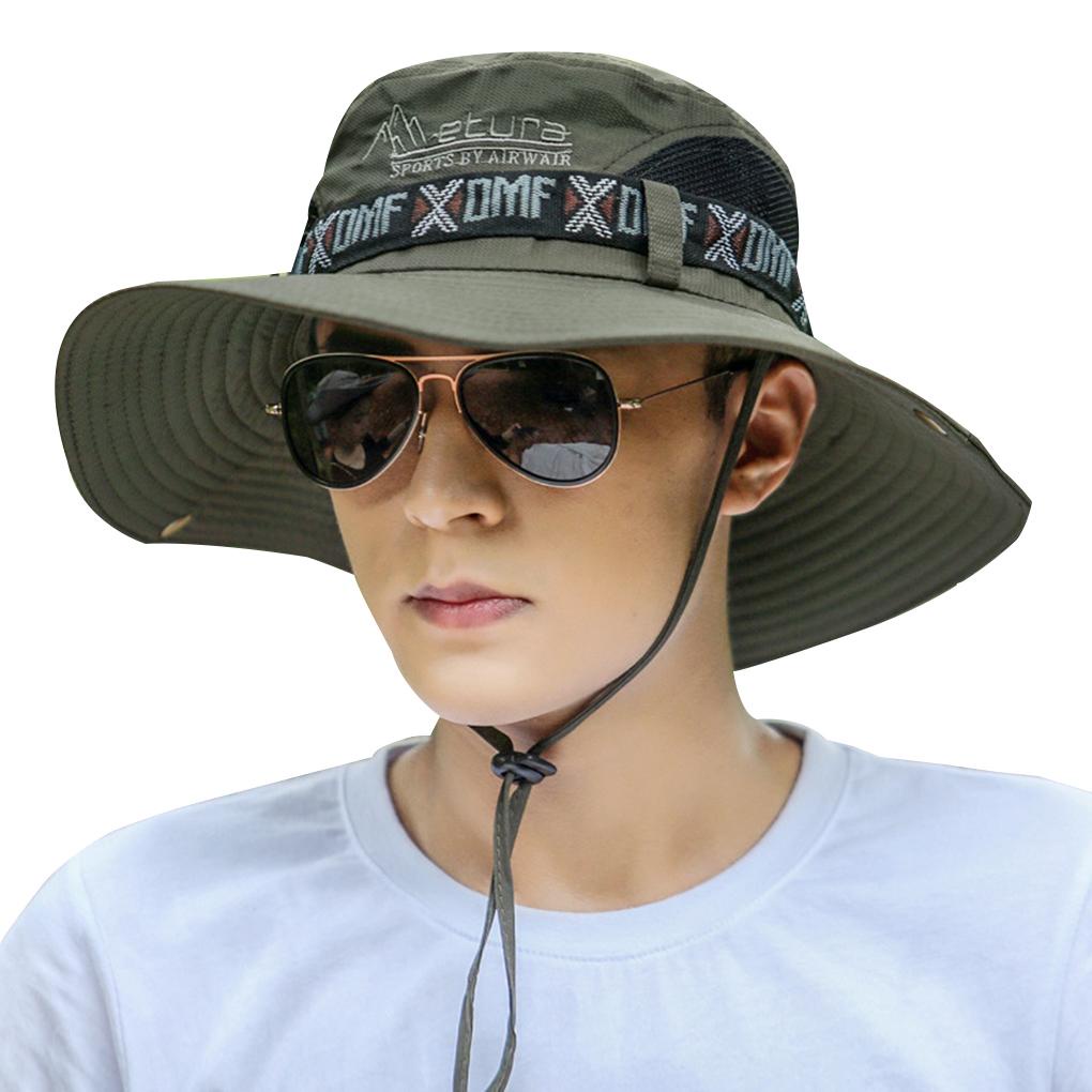 Mũ Câu Cá Cotton Thoáng Khí Chống Tia UV Mùa Hè Cho Nam