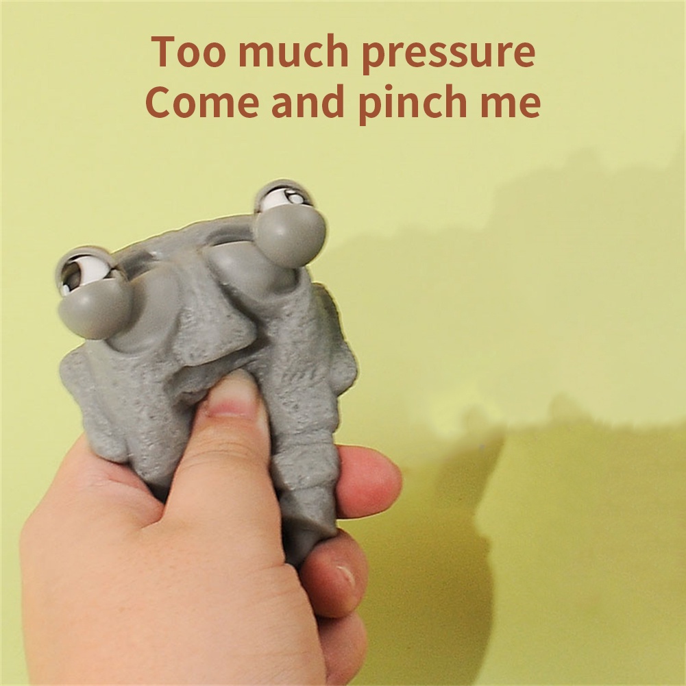Đồ Chơi Nắn Bóp Đàn Hồi Giảm Stress Hình Búp Bê Mắt