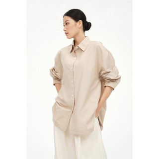 Nosbyn - Áo Sơ Mi Dài Tay Xếp Li Sau - Pleated Back Shirt