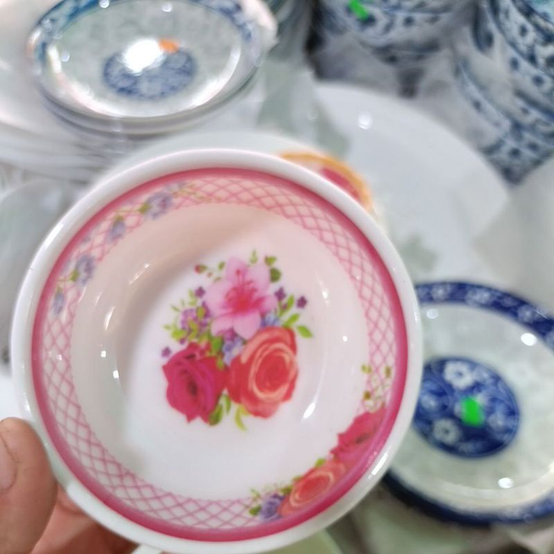 Chén chấm nhựa,chén chấm mê ca