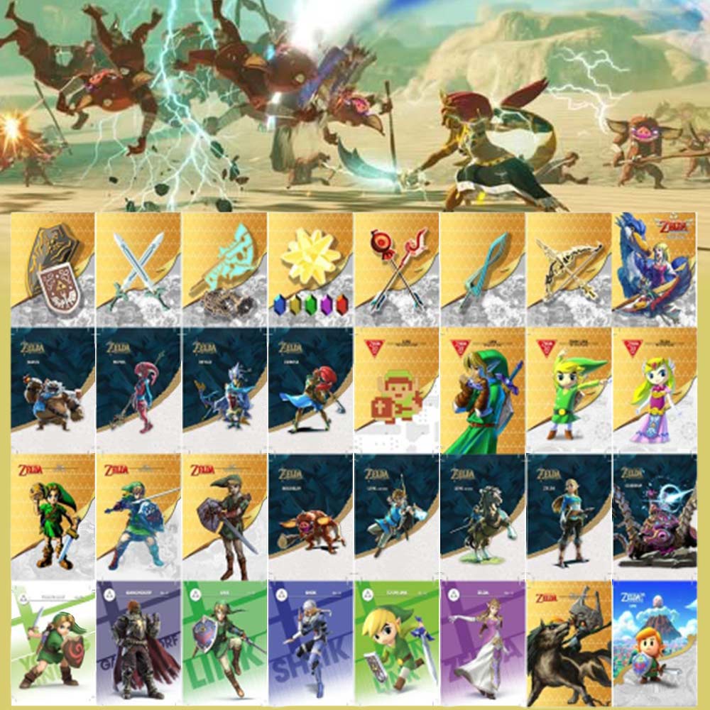 25/32 Pcs The Legend of Zelda Botw Amiibo NFC Tag Cards For Nintendo Switch/OLED/Lite