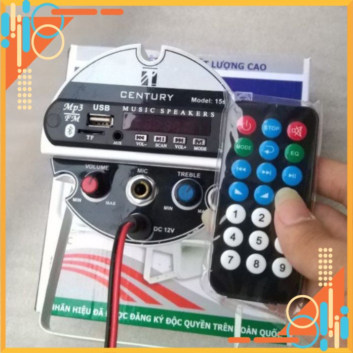 Loa Nén Liền Âm Ly 12V Có Bluetooth.