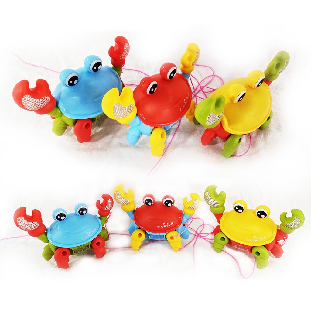 Đồ Chơi Chú Cua Điện Tử Có Đèn Và Nhạc Dễ Thương Cho Bé