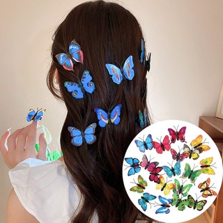 Set 5 kẹp tóc chlins hình bướm 3d thời trang cho nữ