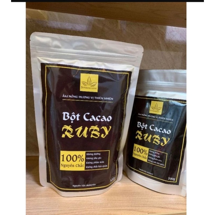 Bột cacao nguyên chất RuBy túi 1kg