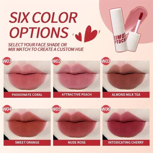 Son Kem Kiêm Má Hồng Lâu Trôi KIMUSE Lip To Cheek Blush & Lip Tint