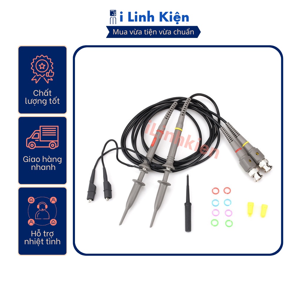 Que đo dây đo máy hiện sóng 100Mhz cao cấp chính hãng độ bền cao.