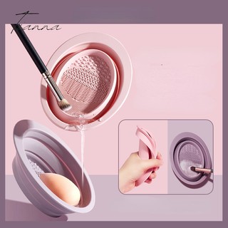 Miếng Silicone Vệ Sinh Cọ Trang Điểm