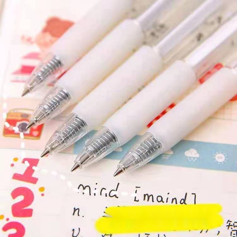 Bút Mực gel Màu Đen Thiết Kế Đơn Giản Chất Lượng Cao Ruột bút gel Bút bi bấm bút bi nước cute bút cute giá rẻ