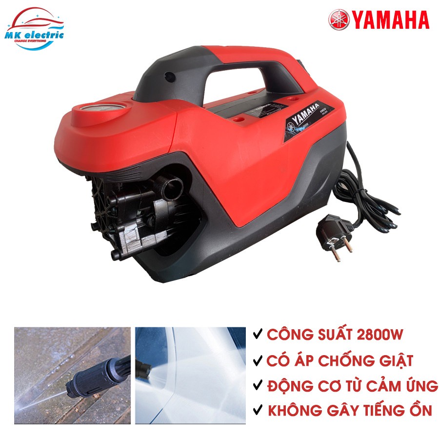 Máy rửa xe cao áp YAMAHA công suất 2800W - Có áp chống giật - Chống chá - Bảo hành 24 tháng