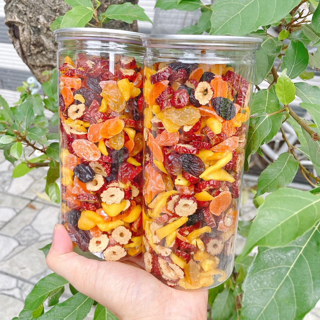 TRÁI CÂY SẤY DẺO KHÔNG ĐƯỜNG- 500GR