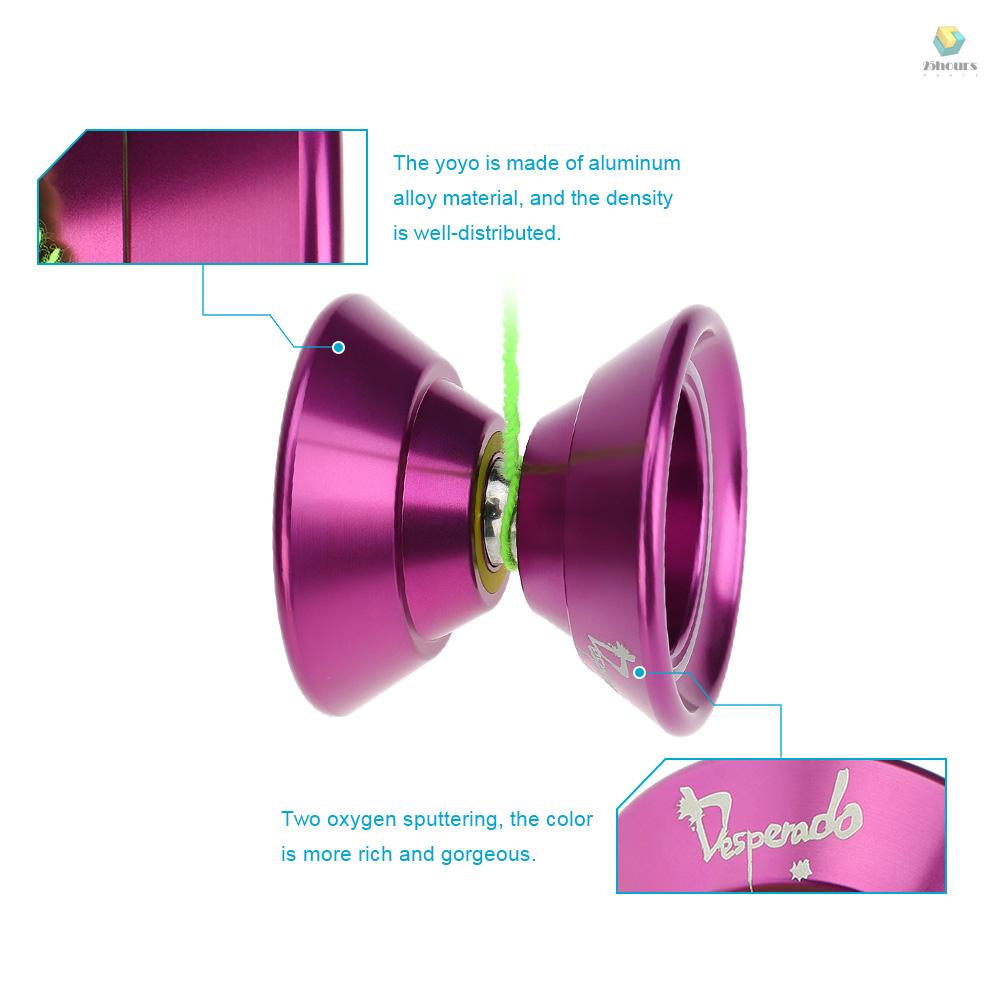 Đồ Chơi Yoyo N5 Desperado 8 Bi Bằng Hợp Kim Nhôm Có Dây Xoay Cho Trẻ Em