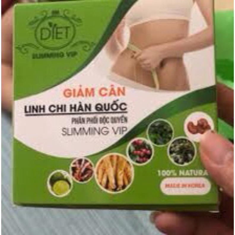 Giảm Cân Linh Chi Hộp 30v Giành Cho Người Béo Lâu Năm Khó Giảm
