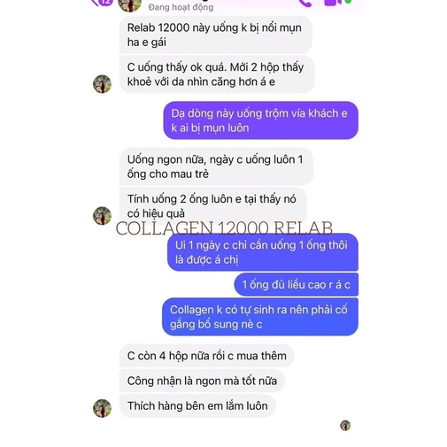 Collagen 12000 Relab Nhật Bản- Full 6 chai
