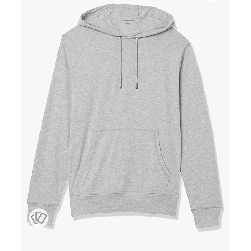 Áo nỉ hoodie nam Amazon essential - Màu ghi