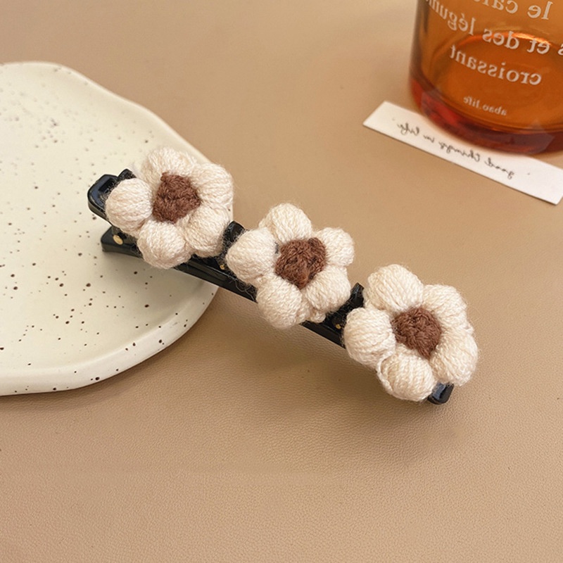 Kẹp Tóc Bằng Len Thiết Kế Mới Thời Trang Theo Phong Cách Retro 2022