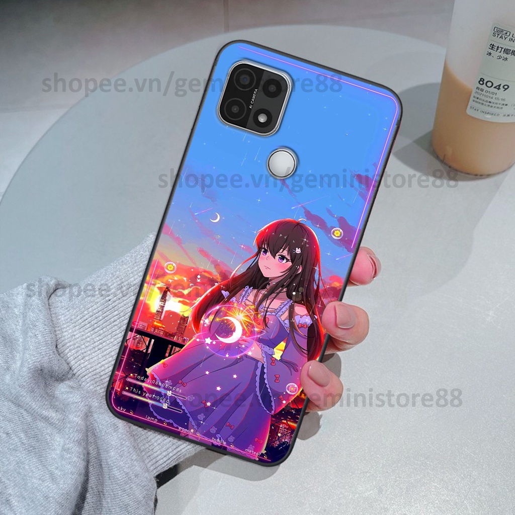 Ốp Oppo A15 / A15s in hình cô gái xinh đẹp đáng yêu đầy phong cách, cá tính