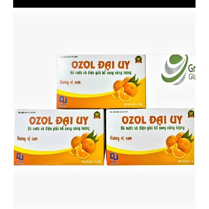 OZOL ĐẠI UY hương vị cam bù nước và điện giải bổ sung năng lượng,gói 5.58g